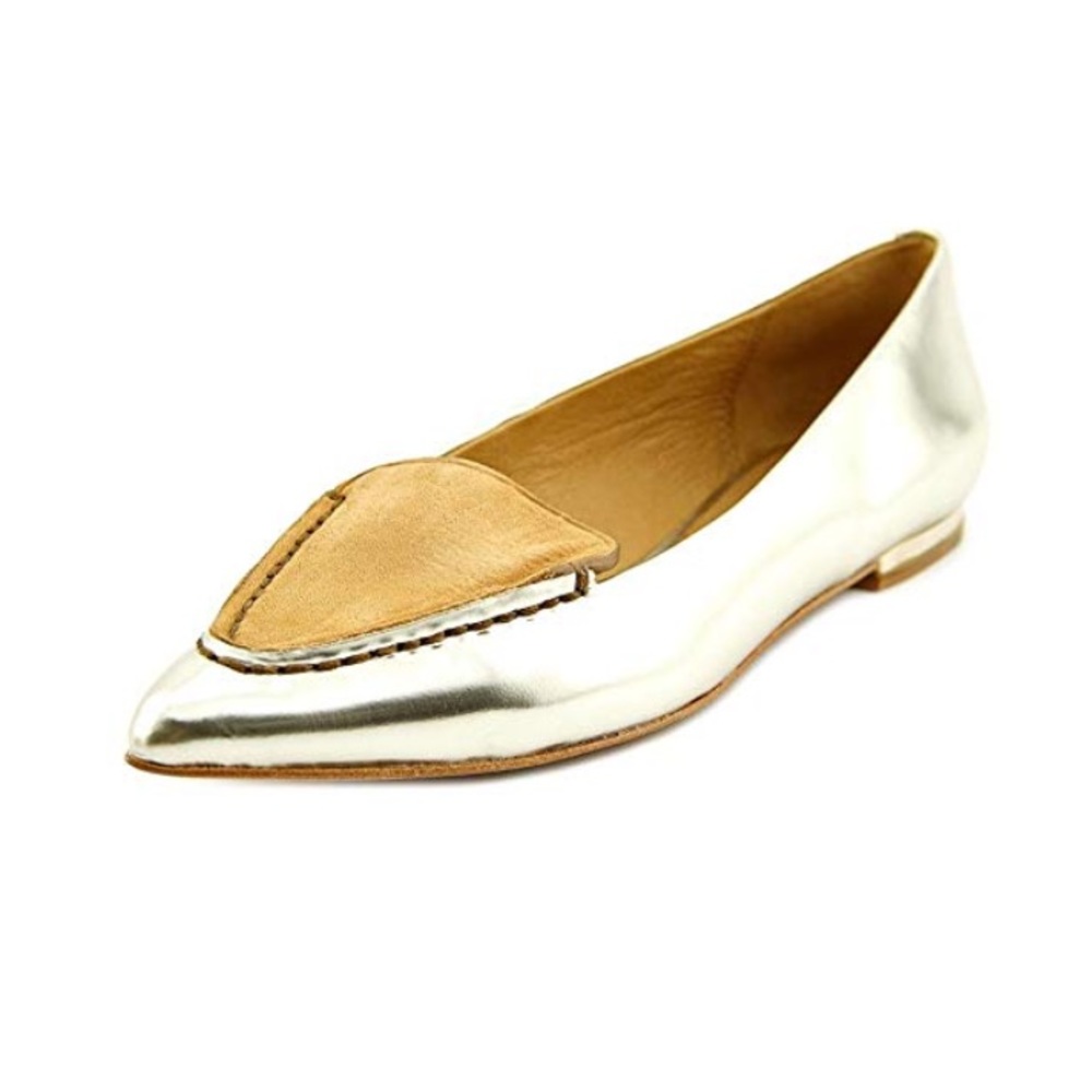 Rare COACH Platinum Flats, Size 8 1/2, NWT - Picture 3 of 6